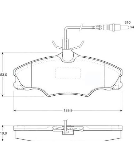 TRW Колодки дисковые