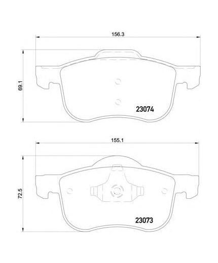 Textar Колодки дисковые передние