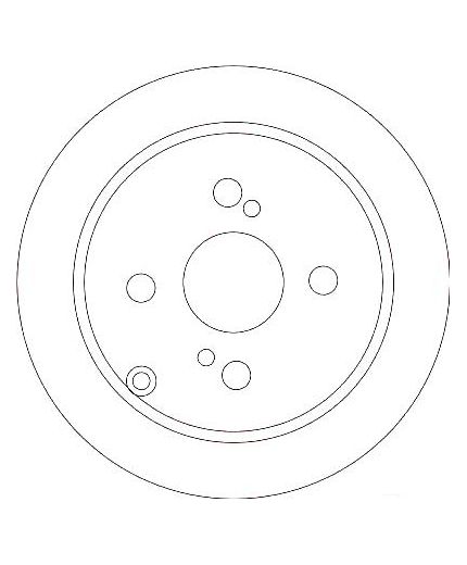 TRW Тормозной диск задний