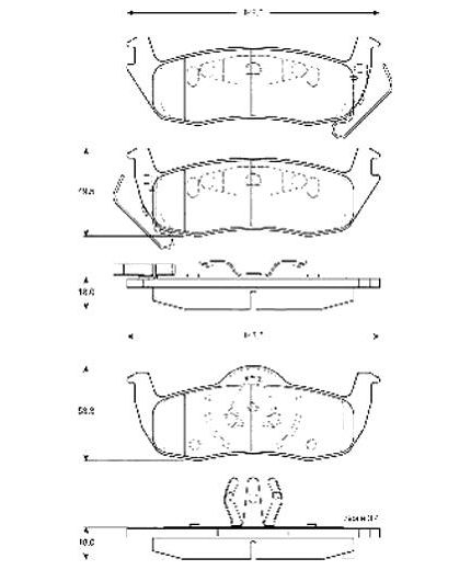 TRW Колодки дисковые