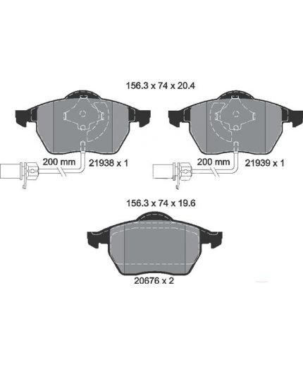 Textar Колодки дисковые передние Фото 2