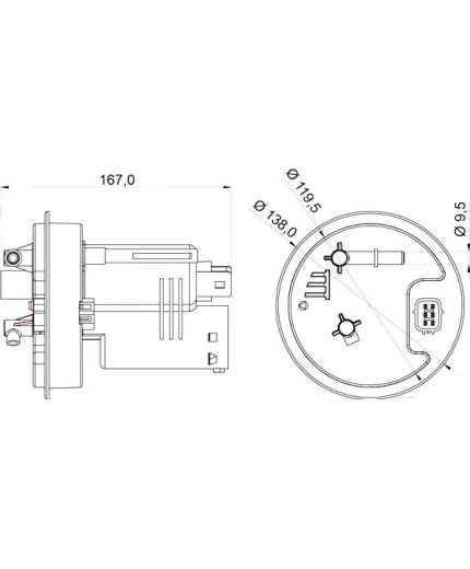 Lynxauto Фильтр топливный