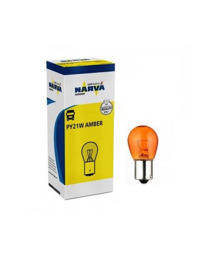 NARVA Лампочка PY21W 12V-21W (BAU15s) янтарь Фото 9