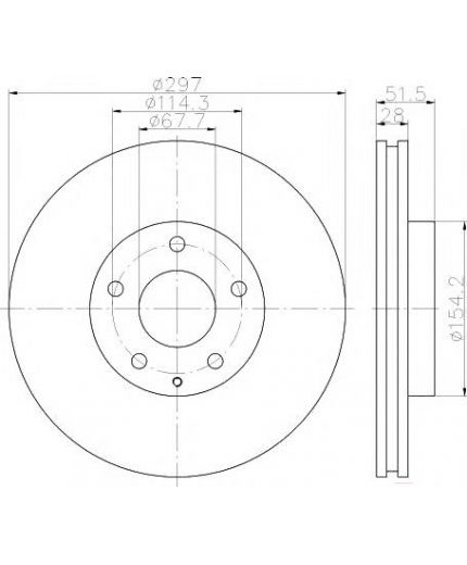 MAZDA Тормозной диск передний Фото 2