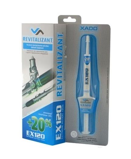 XADO EX 120 Шприц 8мл ревитализант для гидроусилителя руля, блистер Фото 2