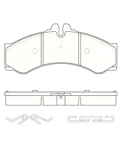 TRW Колодки дисковые передние/задние