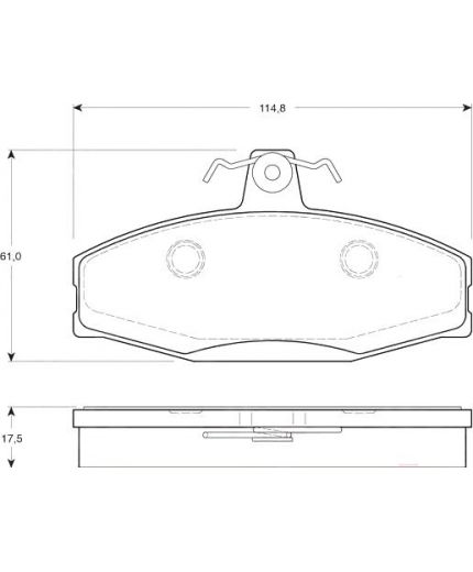 TRW Колодки дисковые передние Фото 2