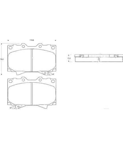 TRW Колодки дисковые передние Фото 2