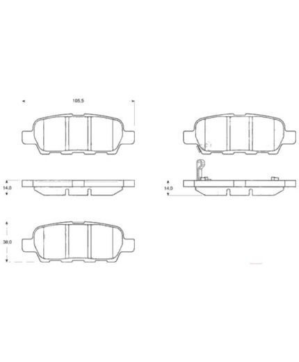 TRW Колодки дисковые задние Фото 2