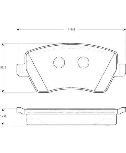 TRW Колодки дисковые передние