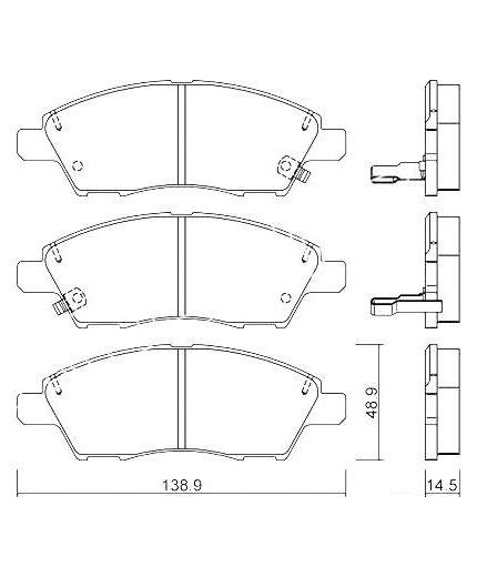 Trusting Колодки дисковые