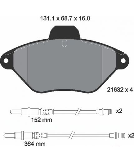 Textar Колодки дисковые