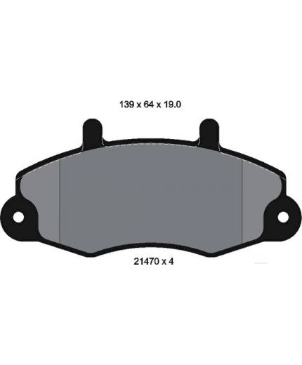 Textar Колодки дисковые передние