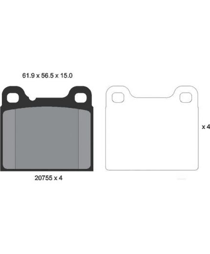 Textar Колодки дисковые