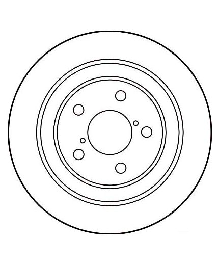 TRW Тормозной диск задний