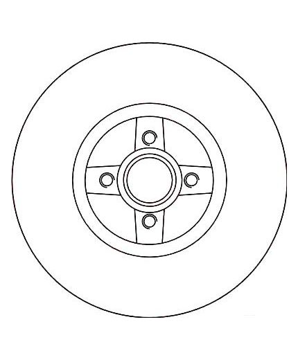 TRW Тормозной диск задний