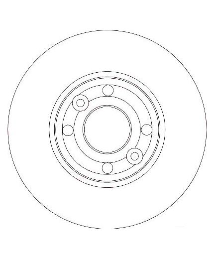 TRW Тормозной диск передний