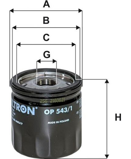 FILTRON Фильтр масляный Фото 2
