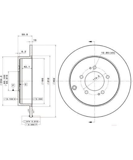 BREMBO Тормозной диск Фото 2