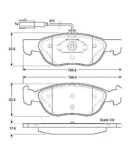 TRW Колодки дисковые передние