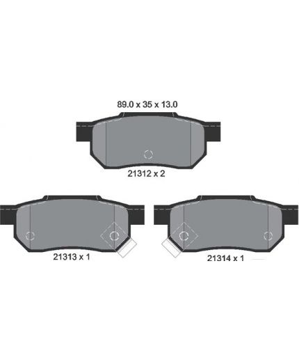 Textar Колодки дисковые