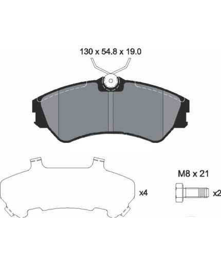 Textar Колодки дисковые