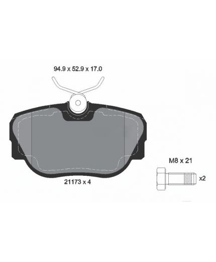 Textar Колодки дисковые