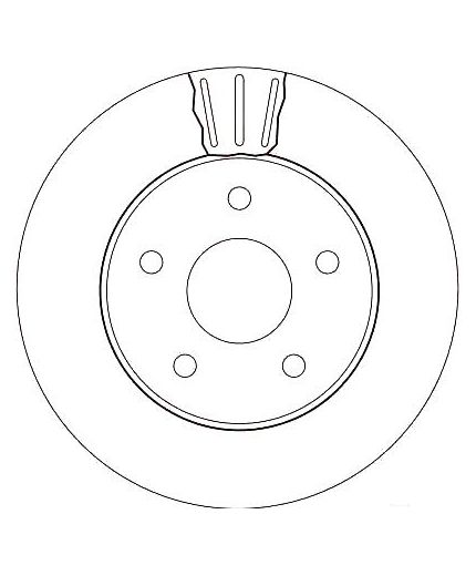 TRW Тормозной диск передний