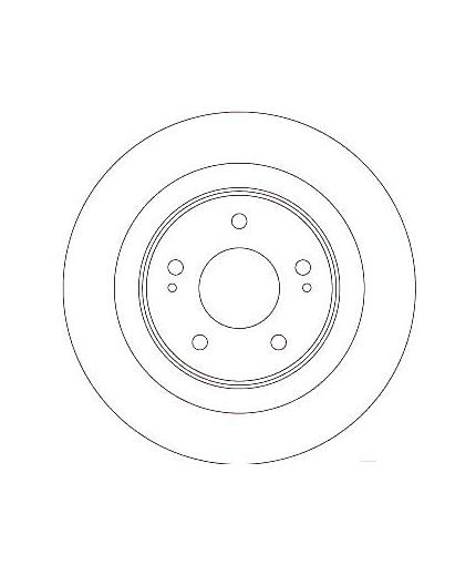 TRW Тормозной диск задний