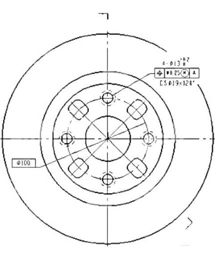 Patron Тормозной диск передний