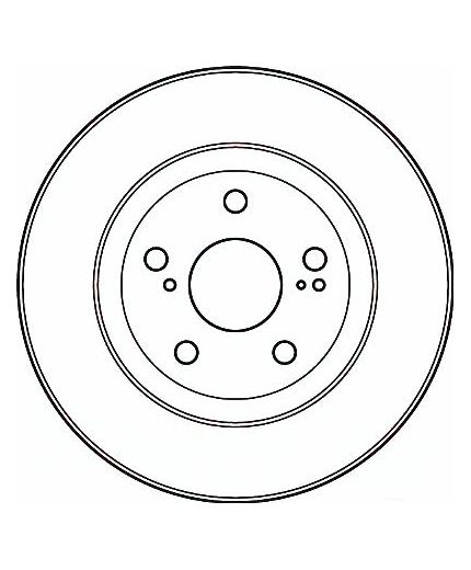 TRW Тормозной диск передний