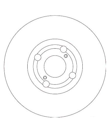 TRW Тормозной диск передний