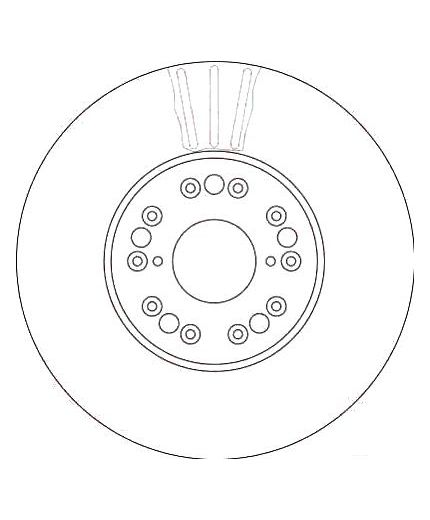 TRW Тормозной диск передний