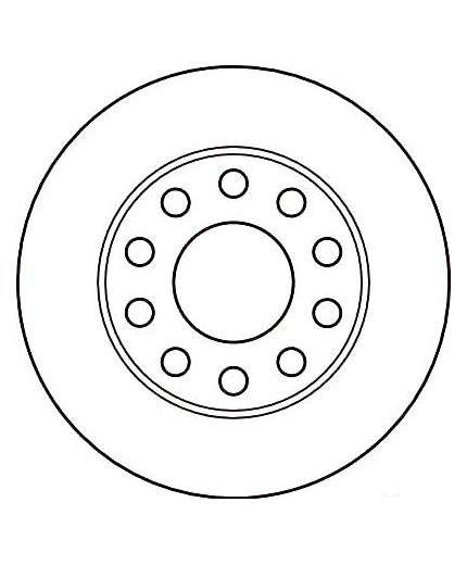 TRW Тормозной диск задний