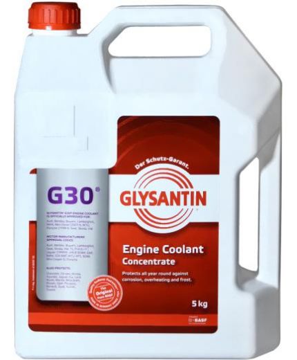 Антифриз GLYSANTIN G30 концентрат красновато-фиолетовый G12+ 5кг