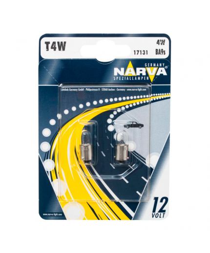 NARVA Лампочка T4W 12V-4W