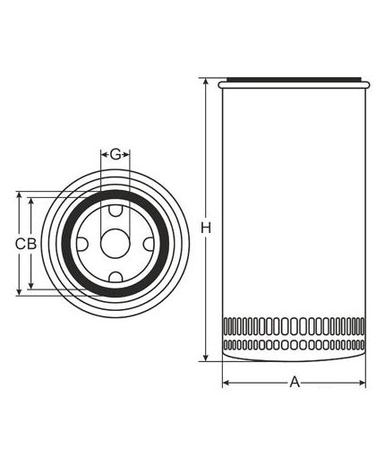 SCT Фильтр масляный