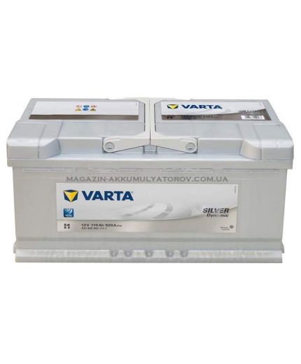 VARTA Аккумулятор SILVER DYNAMIC 610402092 (110 А/ч) Фото 2