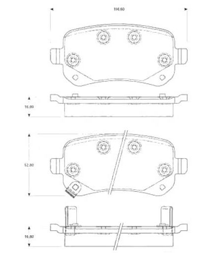 TRW Колодки дисковые задние