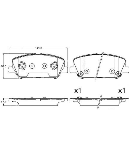 TRW Колодки дисковые передние