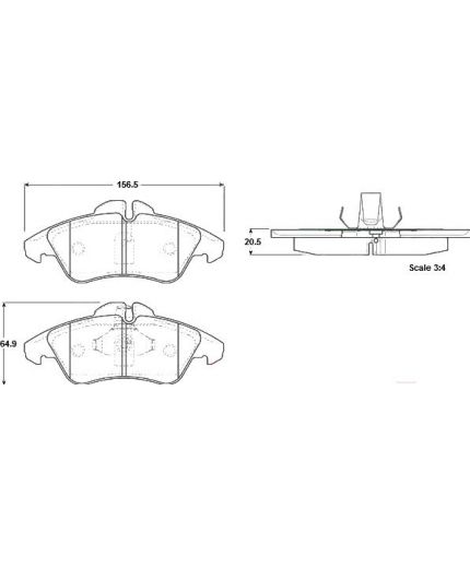 TRW Колодки дисковые передние Фото 2