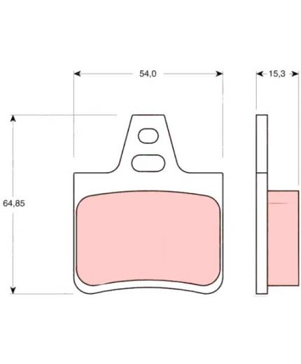 TRW Колодки дисковые задние