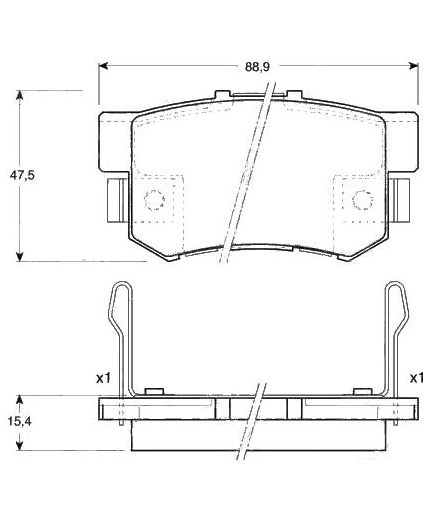 TRW Колодки дисковые