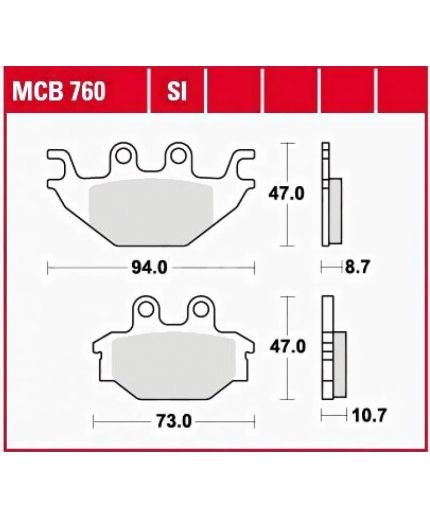 TRW Колодки дисковые