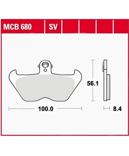 TRW Колодки дисковые передние