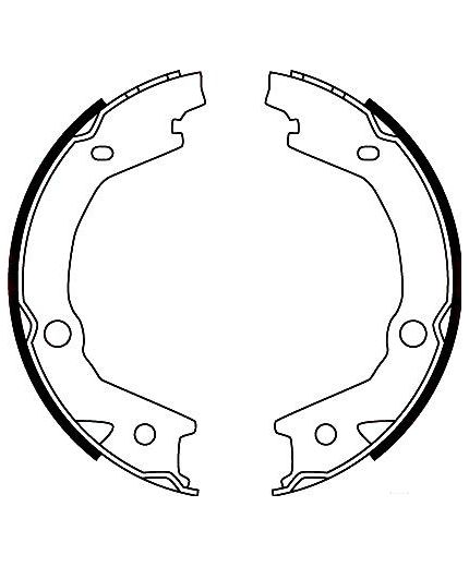 TRW Колодки барабанные задние