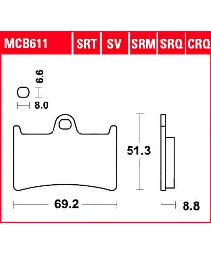 TRW Колодки дисковые передние