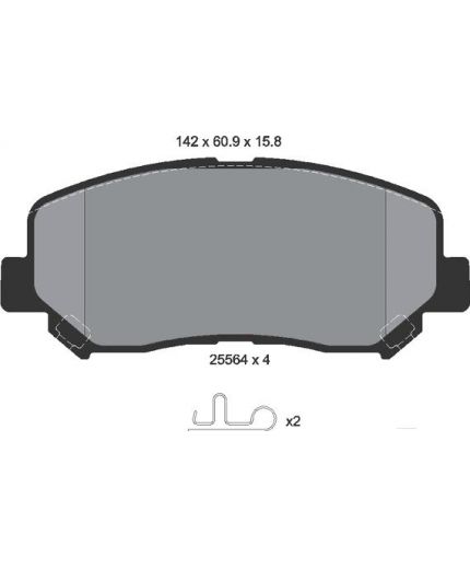 Textar Колодки дисковые