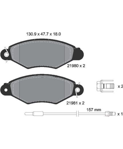 Textar Колодки дисковые