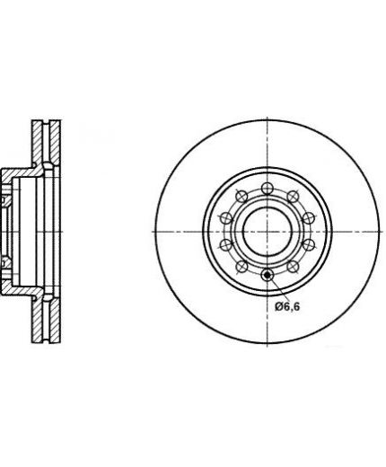 ATE Тормозной диск передний